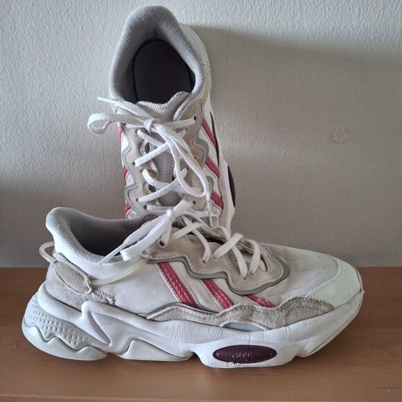 Adidas Originals Ozweego Sneakers - White Rose Tone - Women's Size 7 - Picture 6 of 7